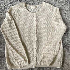 Beautiful Sézane cardigan with pearly buttons